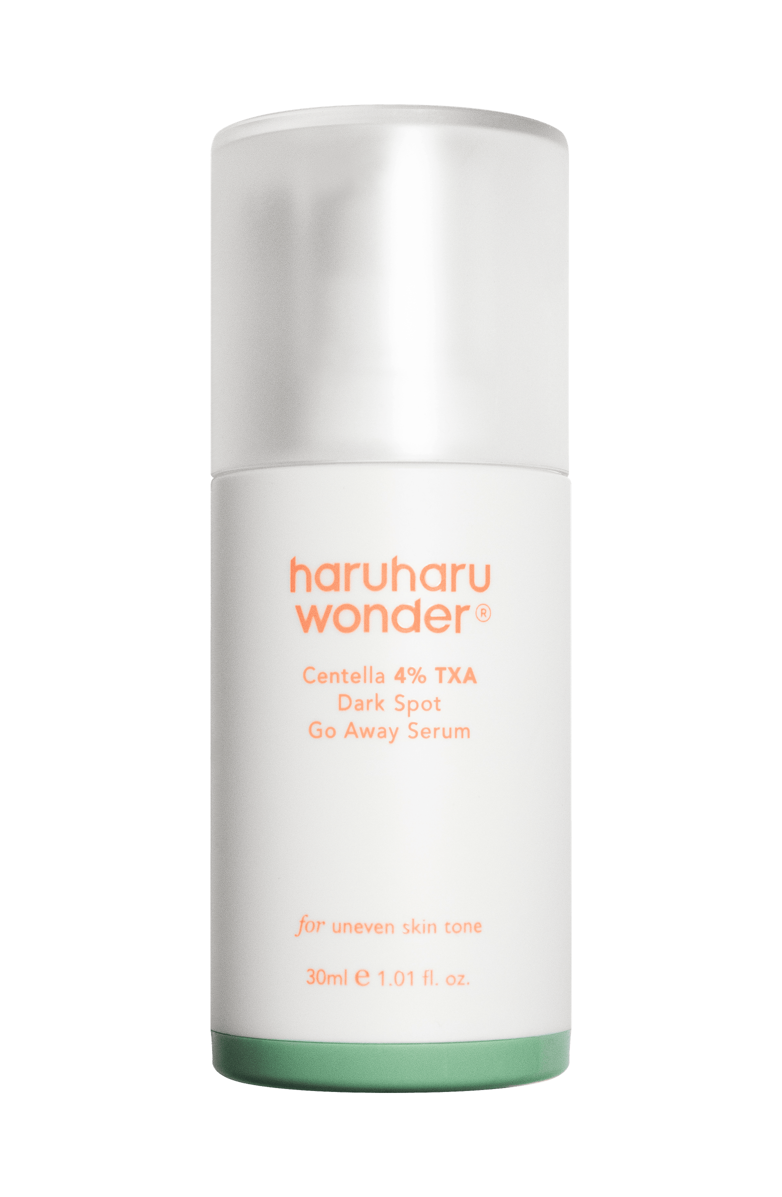 Haruharu Wonder Centella 4% TXA vitamin C serum on a white background.