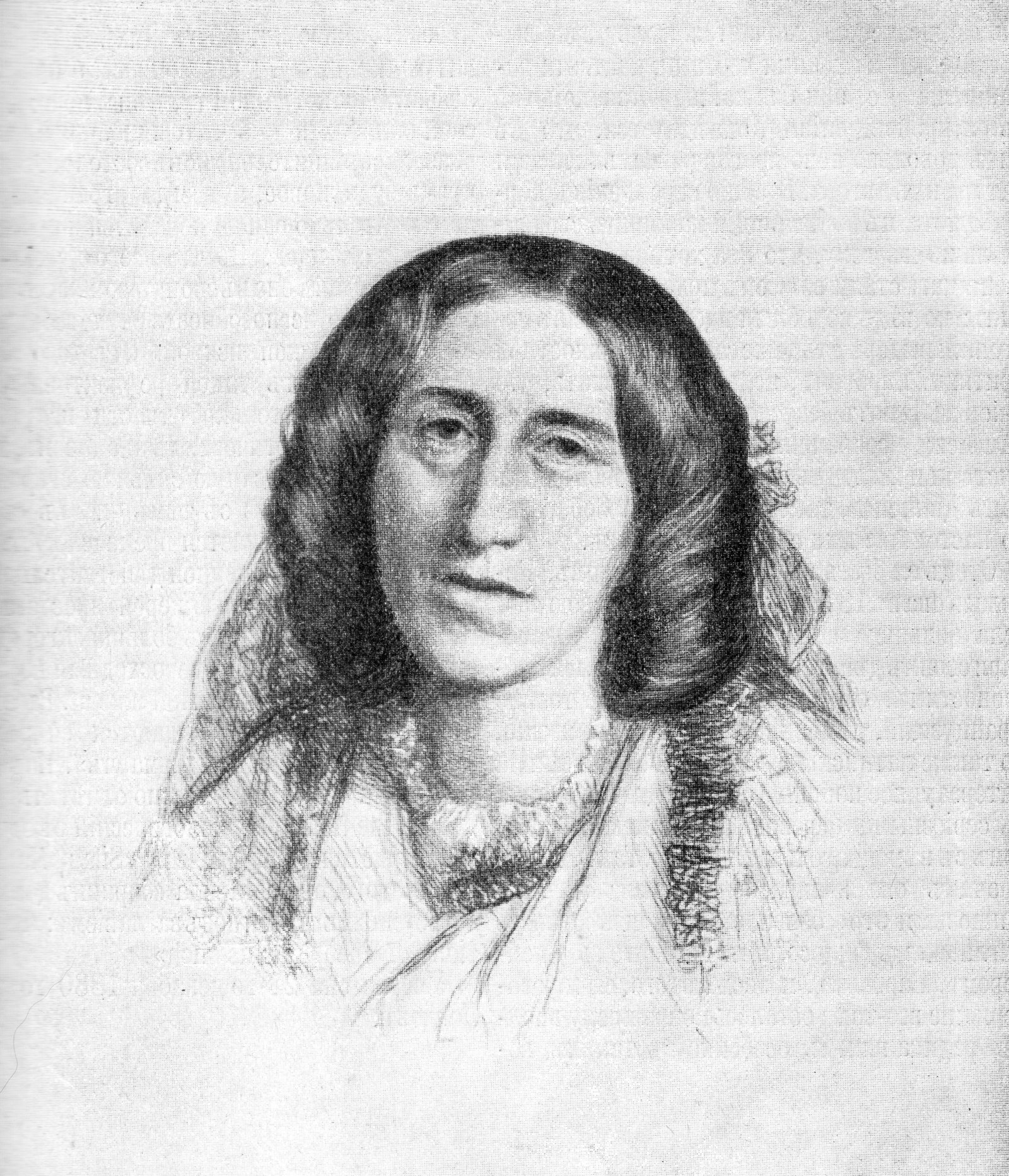 Mary Ann Evans, 1819 - 1880, known under the pseudonym George Eliot, English writer, poet, journalist and philosopher, illustration from "Plutarch of the 19 century", St. Petersburg, Russia, 1902-1903.