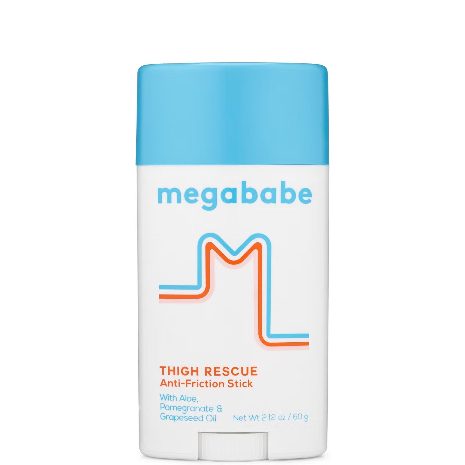 Megababe Thigh Rescue Anti-Friction Stick with aloe, pomegranate, and grapeseed oil