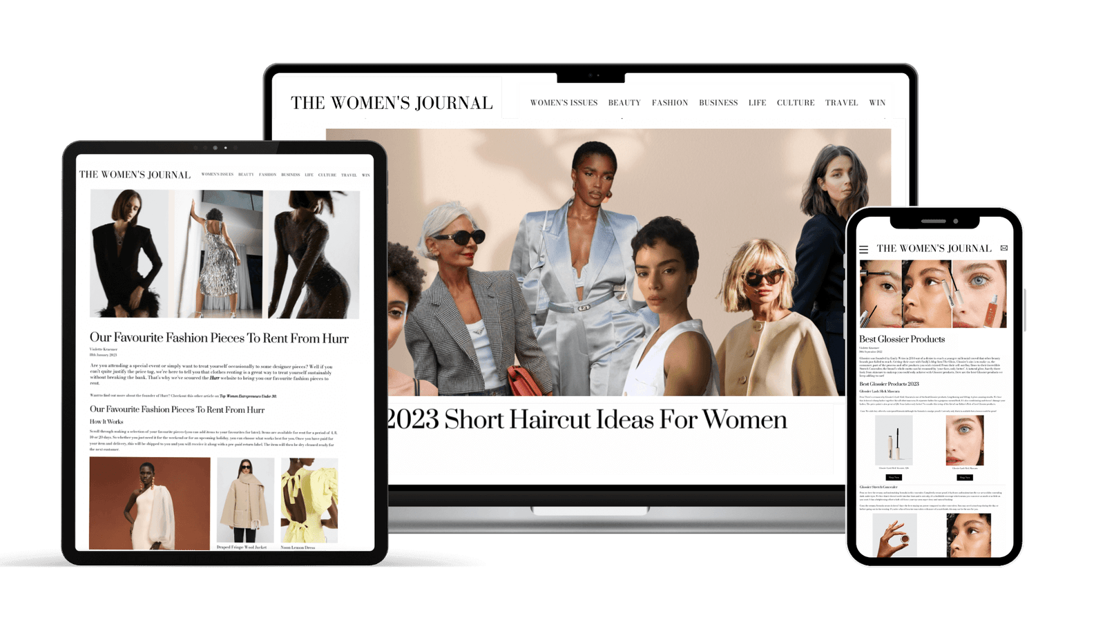 The Women's Journal advertisement deck